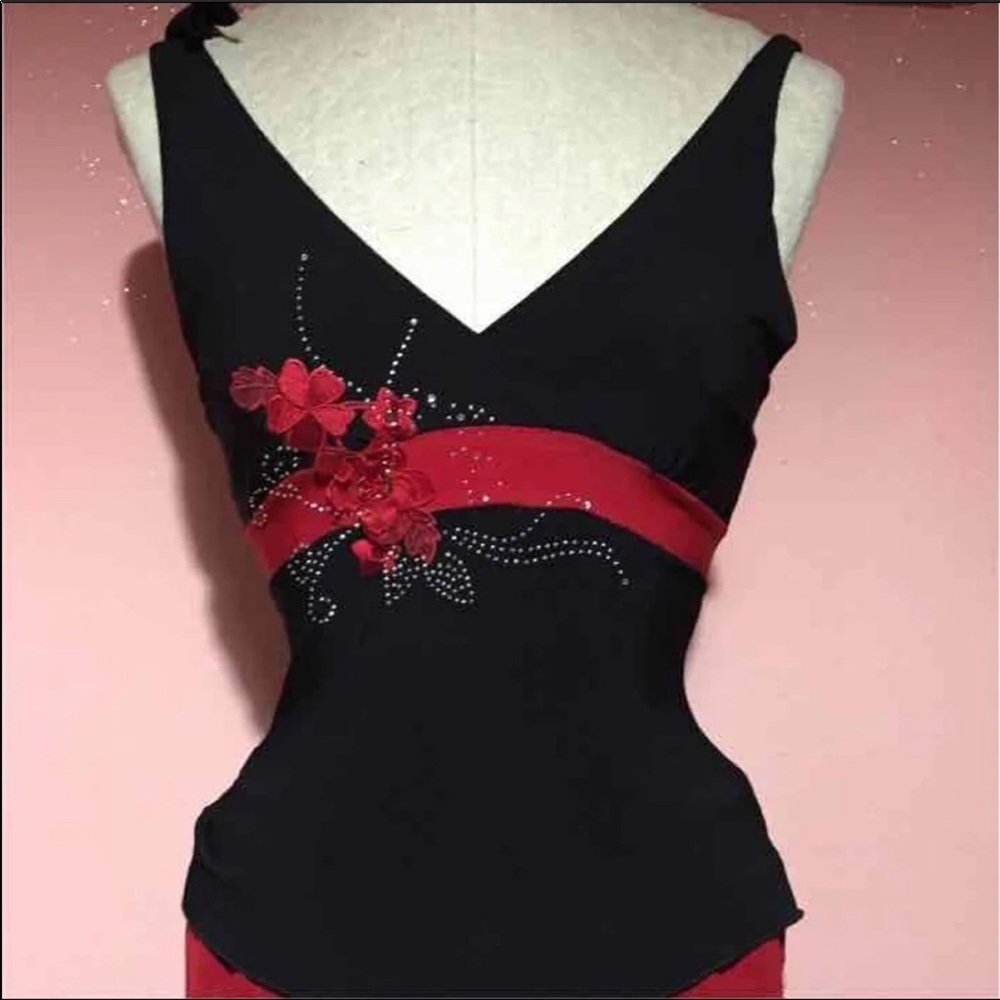 Sexy red & black shirt